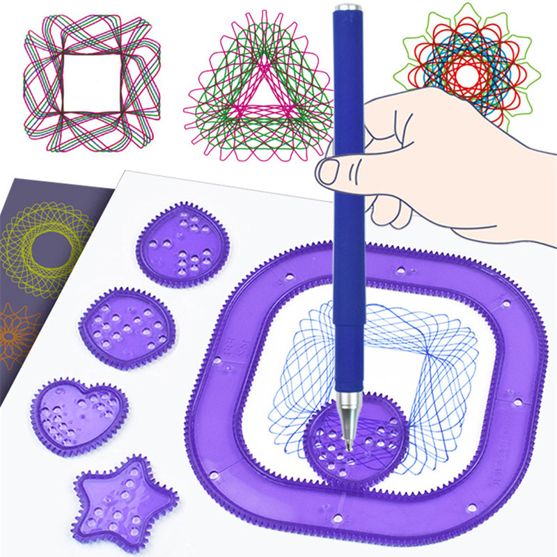 Photography Geometry - Multifunctionele geometrische liniaal tekenen schilderen Spirograph