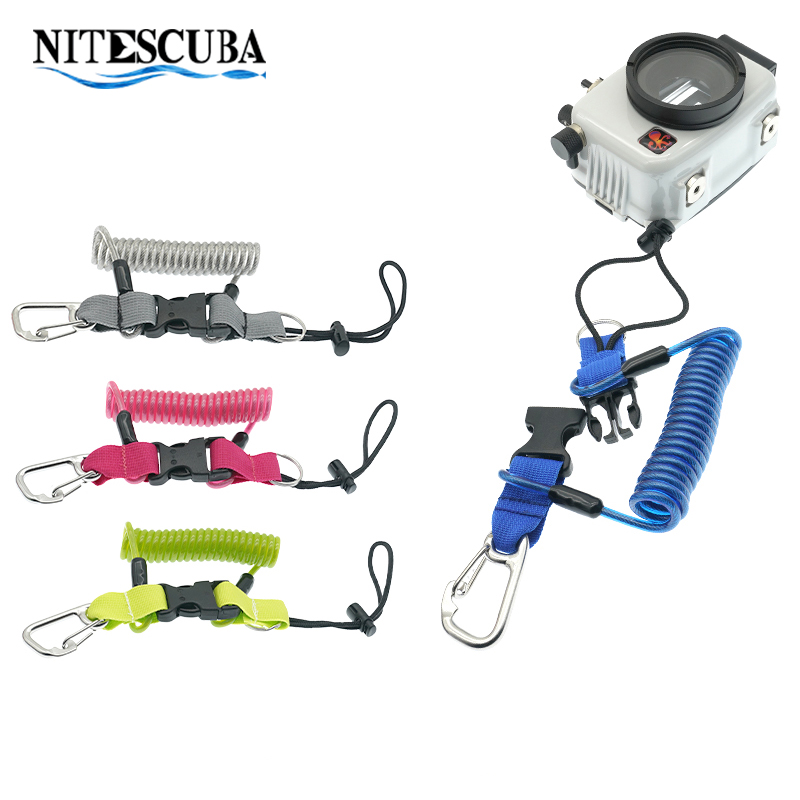 Camera Wrist Strap - Duiken 316 Anti-verloren Spiraalveer Spoel Camera