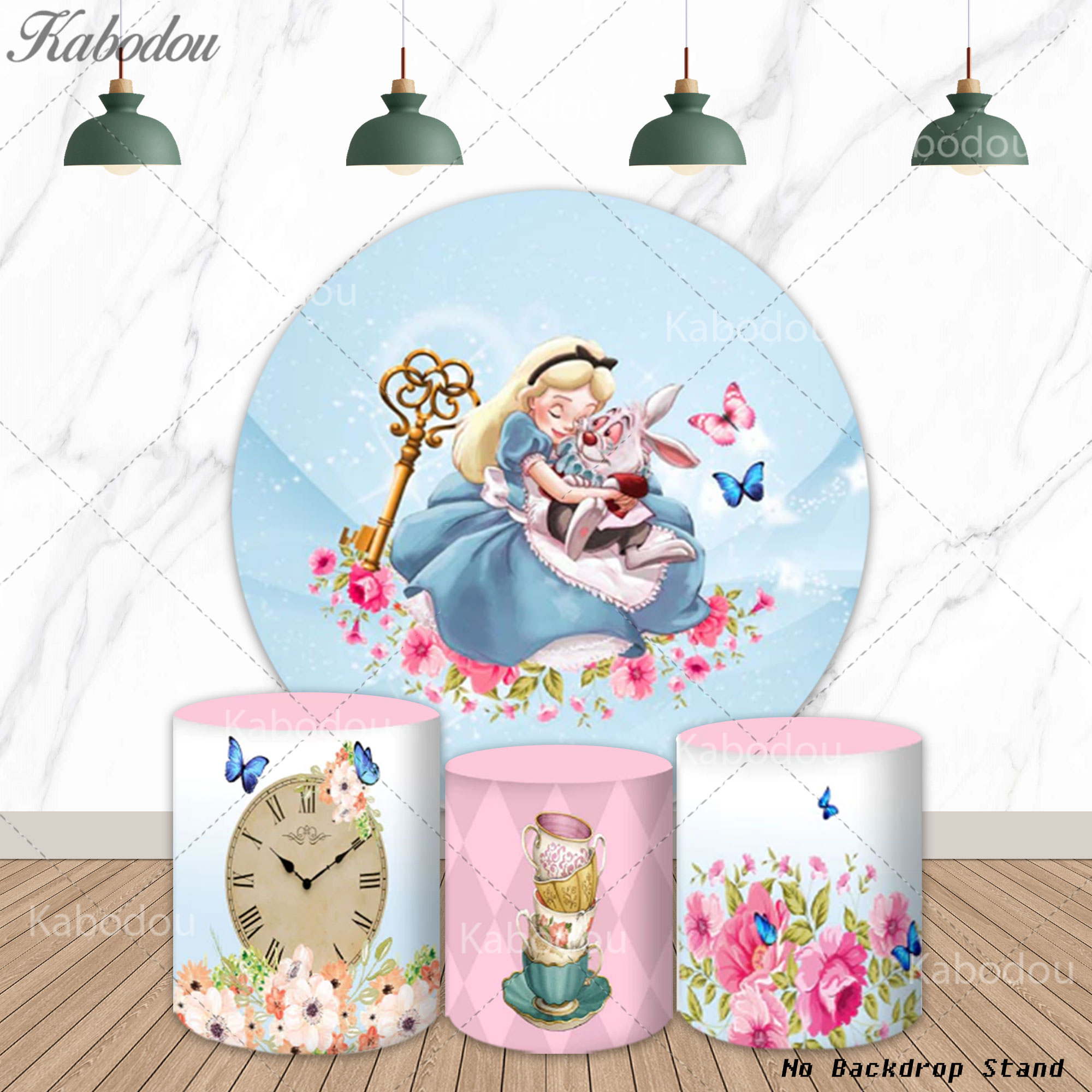 Photography Cheat Sheet - Alice in Wonderland Ronde Achtergrond Kid