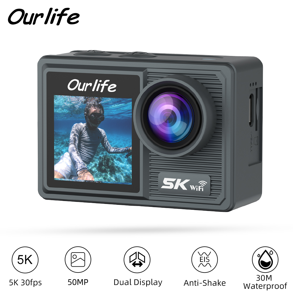 Photographic Memory - Ourlife actiecamera 5K 4K fietscamera 50