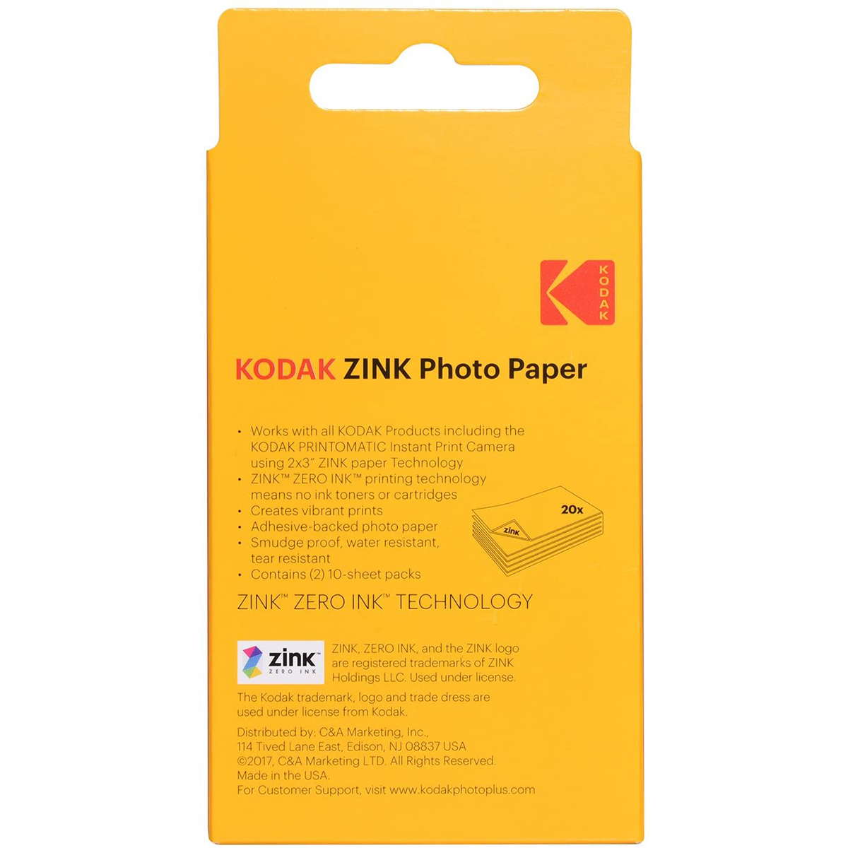 Nieuw origineel Kodak Zink fot - Photography Cheat Sheet recensie en prijs