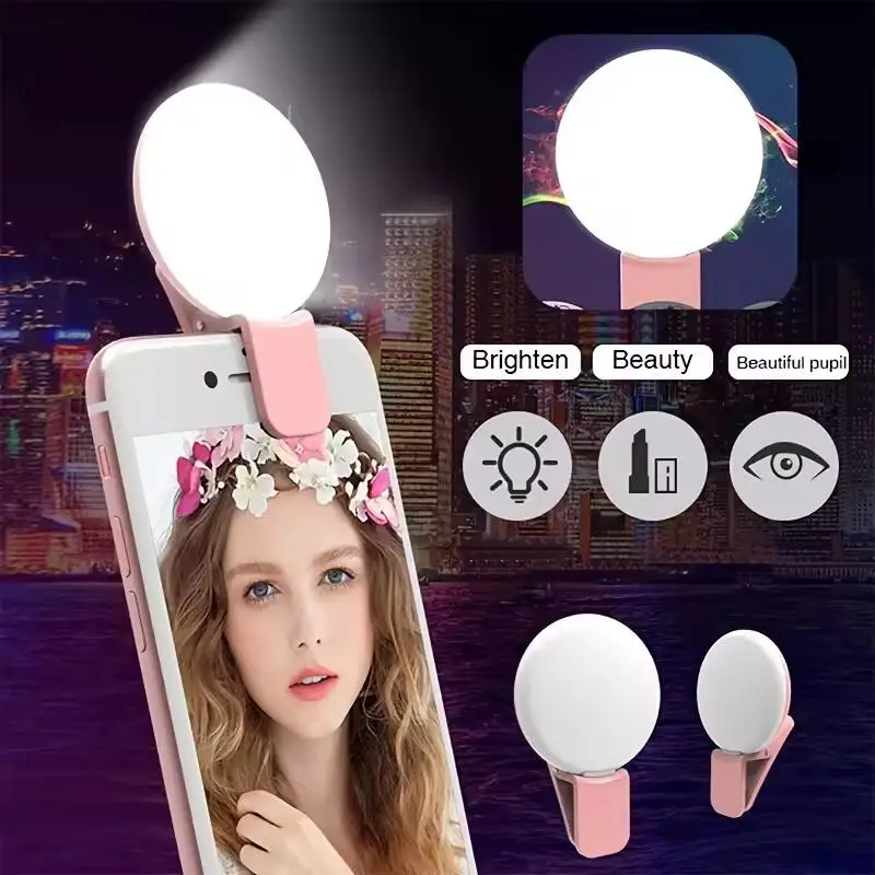 Draagbare Mini Selfie Ringlamp - Photography Videos Free recensie en prijs