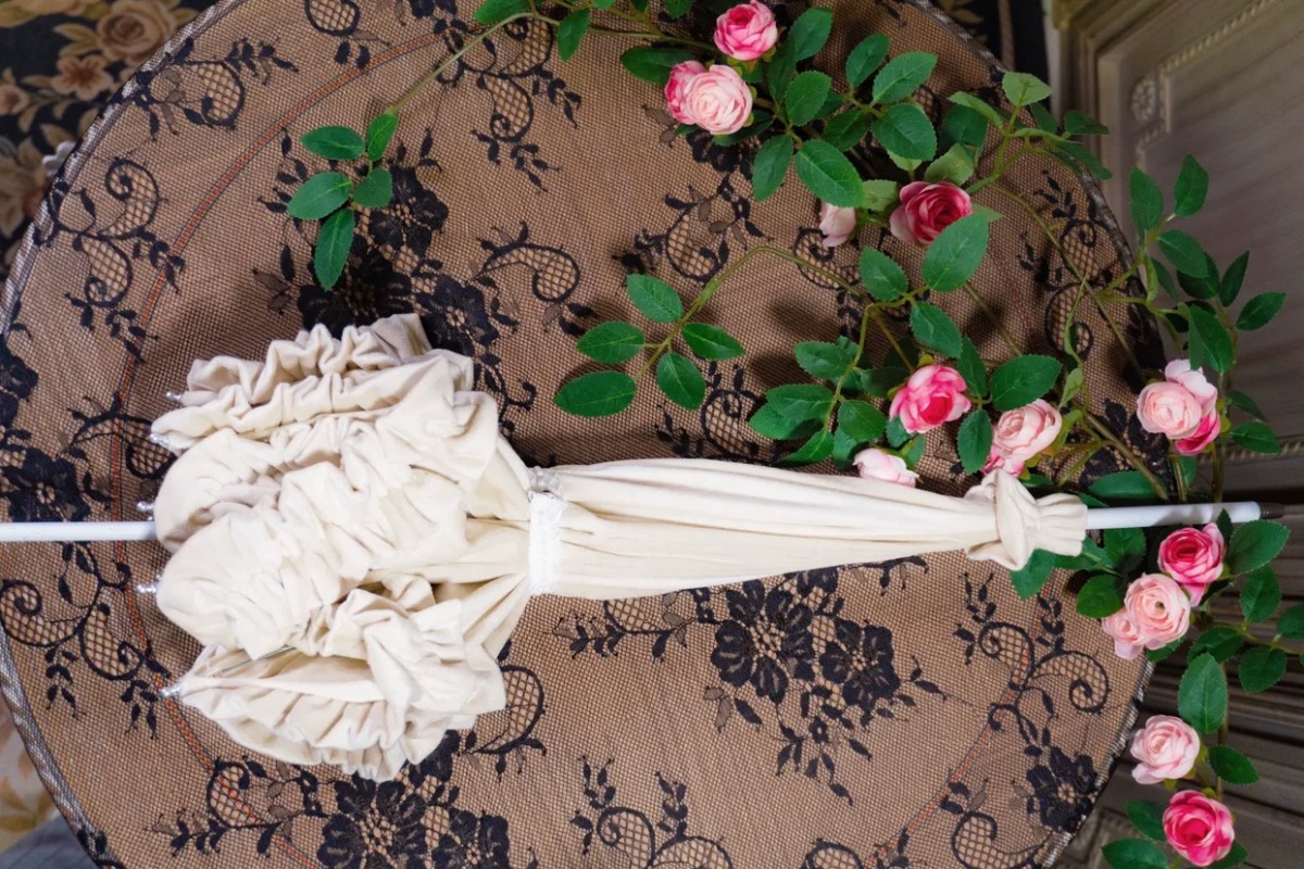 Handgemaakte vintage Lolita pa - Photography Umbrella recensie en prijs